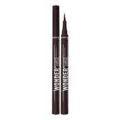 Rimmel Wonder Ink vodoodporna črtalo za oči fiksna konica črtala 1 ml Odtenek 002 spiced chestnut