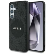 shumee Ovitek Guess MagSafe za Samsung Galaxy S25, črn