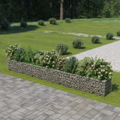 Gabionska sadilica od pocincanog celika 450 x 50 x 50 cm
