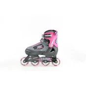Roleri Vibes Podesive Abec 5-Pink Racer Boja:Pink-crna Velicina:34-37
