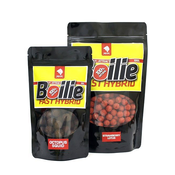 FAST HYBRID BOILIE 300g 14mm - STRAWBERRY FISH