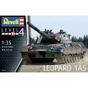 Plasticni spremnik ModelKit 03320 - Leopard 1A5 (1:35)