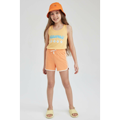 DEFACTO Girl Sweatshirt Fabric Shorts