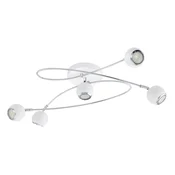 Eglo Locanda spot/5, led, gu10, 5x3w, 5x240lm, hrom/bela