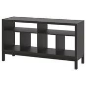 KALLAX TV klupa s podokvirom, crnosmeda, 147x39x78 cm