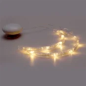Iris okrugla LED dekorativna svjetiljka s vakuumskom pločicom 15x19 cm, topla bijela 305-03