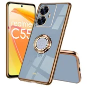 GS Ovitek za Realme C55, elektro obroč, moder