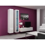 CMM Cama TV stand VIGO 140 30/140/40 white/white gloss