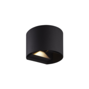 LED line LED line LITE stenska svetilka CILINDER 2x3W, 450lm, IP54, črna [475510, 475541] Farba svetla: Dnevna bela