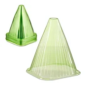 Northix PVC zeleni zaščitni stožci za rastline set 32 kos