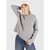 Blue Tomato Double Zip Knit ženski pulover light grey