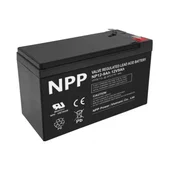 NPP NP12V-9Ah, AGM Baterija, C20=9AH, T1, 151x65x94x100, Crna