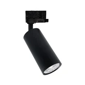 Spot za šinski sistem MICA 1xGU10/25W/230V, 3-fazni, crni