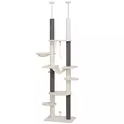 Homestar Mačje drevo stropna višina 60x44x225-255 cm bela