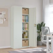 Ormaric za spise svjetlosivi 90 x 40 x 200 cm celicni