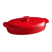 Steam cooking dish, ceramic, 30.5 × 17.5 cm / 0.9 L, PAPILLOTE, Burg