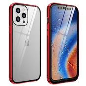 Rdeč MAGNETNI ovitek 360° (iPhone 15 Pro Max)