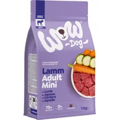 WOW Suha pasja hrana ADULT Minis - jagnjetina - 1 kg