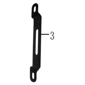 Nosac registarske tablice 6054-19-00000 za skuter Motovene Roma S9C