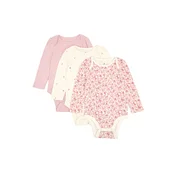 GAP Pajac/bodi marelica/magenta/staro roza/volneno bela