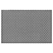 Set of 4 table mats, black and cream, 45 cm