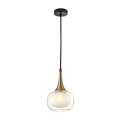 ITALUX PND-99709-1-BRO-CL - Luster na sajli KONILA 1xG9/10W/230V