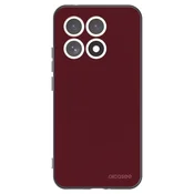 Silikonski črni ovitek za Xiaomi 15T - Burgundy red