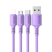 Infostyle Polnilni in podatkovni kabel Nora L Vijolična