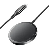 Bežicni MagSafe punjac Yesido DS21 15W 1.67A crni