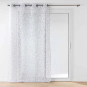 Bela prosojna zavesa iz tančice 140x280 cm Duchesse – douceur dintérieur