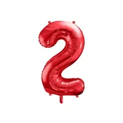 shumee Folija balon 2 rdeča 86 cm