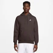 Nike M NK CLUB BB PO HOODIE, muški pulover, smeda FN3859