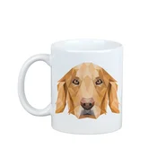 Artdog Zlati prinašalec - skodelica s fotografijo in napisom geometrijskega psa Art-Dog