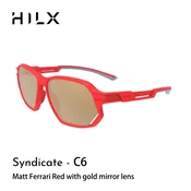 Hilx Unisex naocare za sunce, Crvene