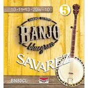 SAVAREZ BN80CL BLUEGRASS 10-11-13-20-10 strune za banjo