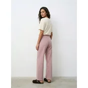 Sinsay - Wide leg farmerke sa cirkonima - roze