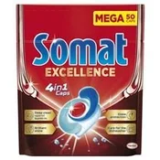 Tablete za pomivanje posode Somat - Excellence, 50 kosov
