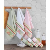 Lessentiel Maison Set Peškira za ruke Orange, 40 x 60 cm, Šareni