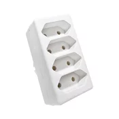 ISKRA strujni razdelnik sa 4 euro uticnice