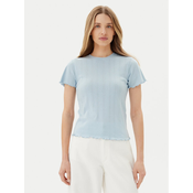 Pieces Majica Fia 17155480 Svetlo modra Regular Fit