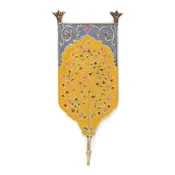 Doing Goods kavelj stenski iz medenine 10,3 x 27,5 x 3,2 cm