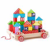 Woody Set kockica u prikolici, 35 komada