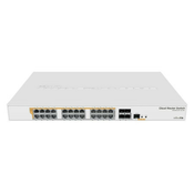 MikroTik (CRS328-24P-4S+RM) routerOS 5L ili SwitchOS dual boot PoE switch (48825)