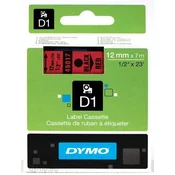 Dymo 45017 (S0720570) 12 mm x 7 m crno-crvene, etikete