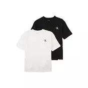 Calvin Klein Jeans Majica  črna / bela