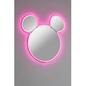 Woody Fashion Zrcalo z LED osvetlitvijo