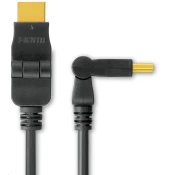 PremiumCord Kabel HDMI A - HDMI A M/M 2 m, vrtljivi pozlačeni priključki