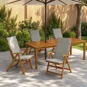 vidaXL 6-delne blazine za visok naslon GEMERT 6 pcs 100% poliester