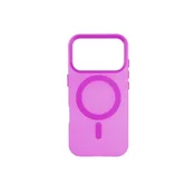 Silikonska futrola Magsafe FLURO COLOR Iphone 17 Pro ROZE