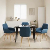 Jedilni stoli 4 kos Blago Modra 56,5 x 50 x 87,5 cm